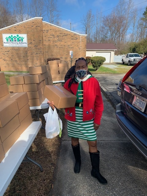 Mildred Jackson Receiving Meal Box 2020.
