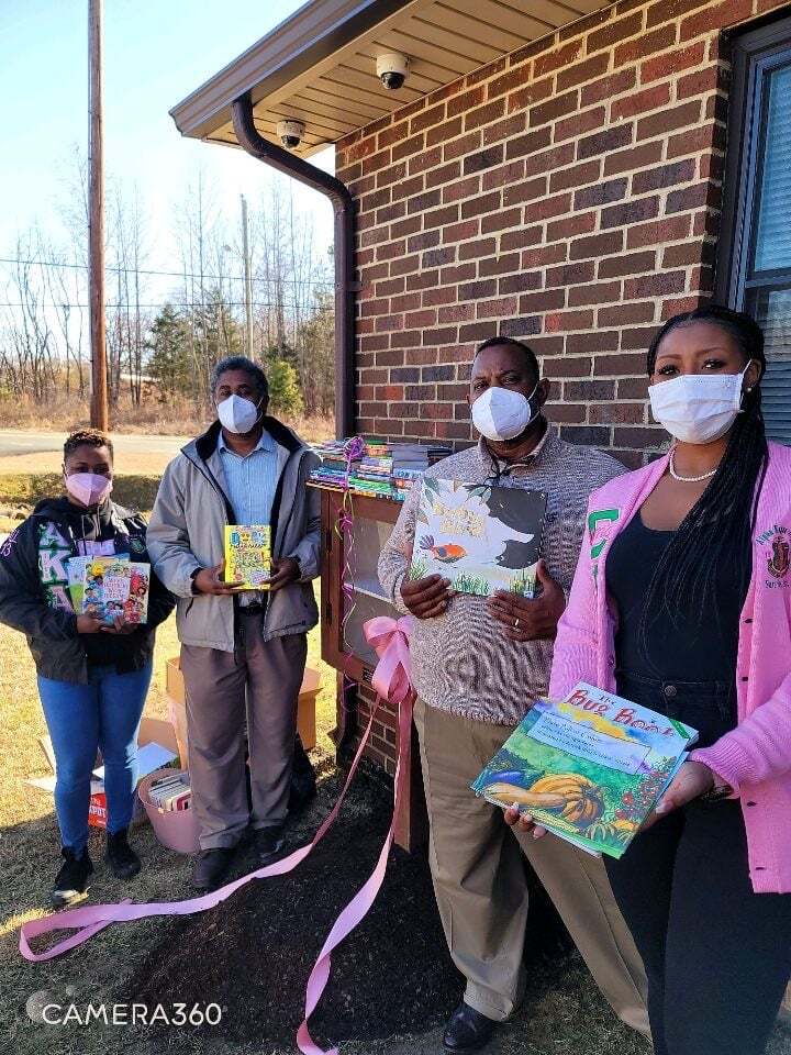 ED and FSS Coord with AKA President and Vice President at Book Box.