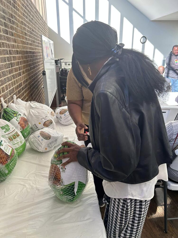 Turkey Giveaway by HOP Ministries.