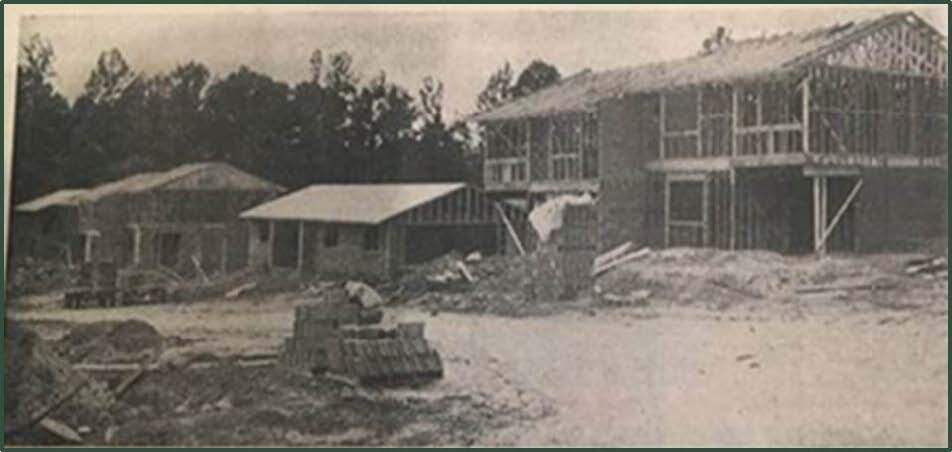 Burch Avenue Housing Unit are being built in 1969.