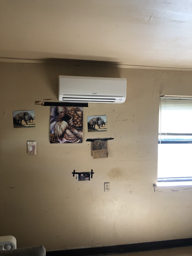 Image of new heating and air system.